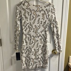 Zara sequin dress size XS